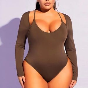 Plus Long Sleeve Bodysuit